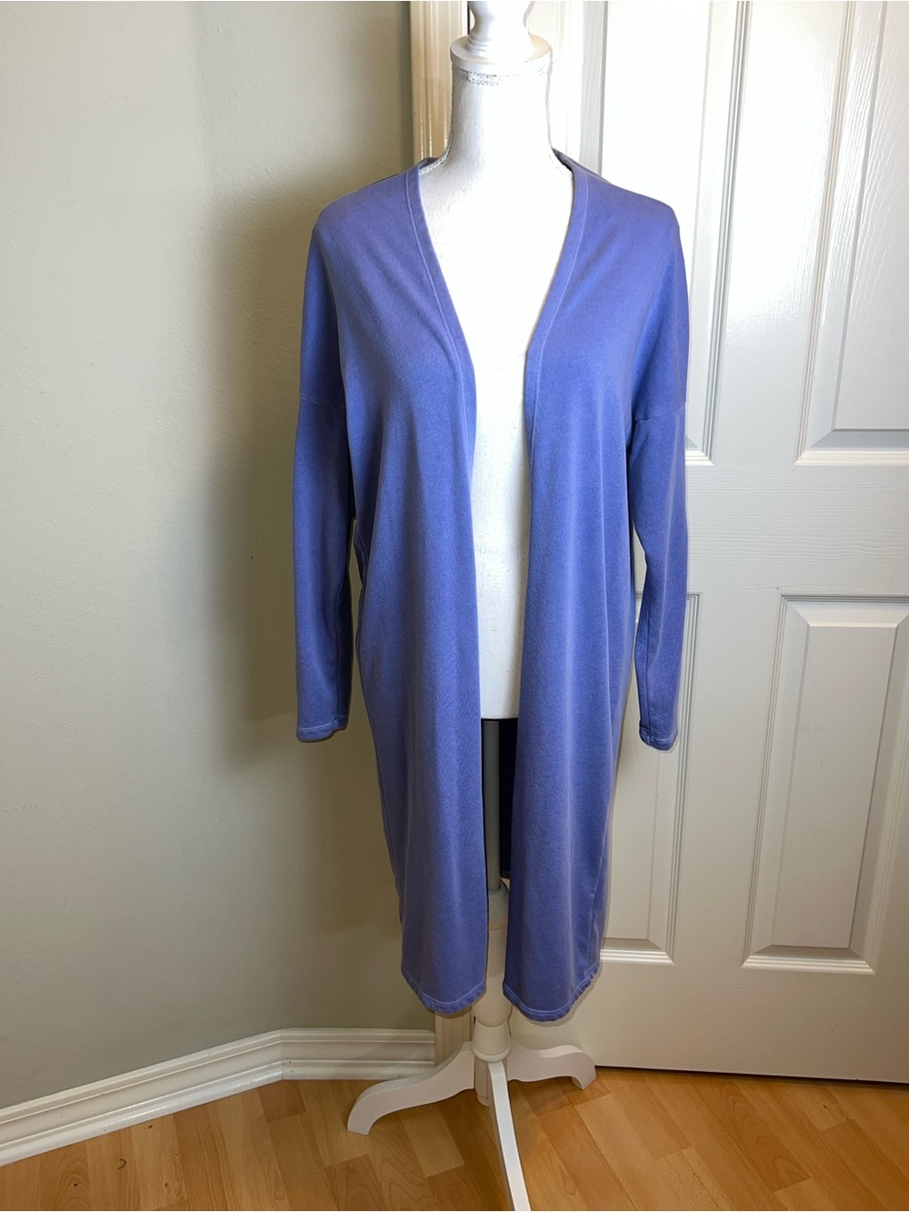 WILDFOX Loraine Open-Front Duster Cardigan 100% Cotton
